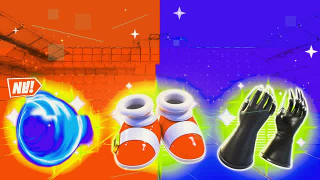 Red vs Blue Skill Rally 🔴🔵 — Fortnite Creative map