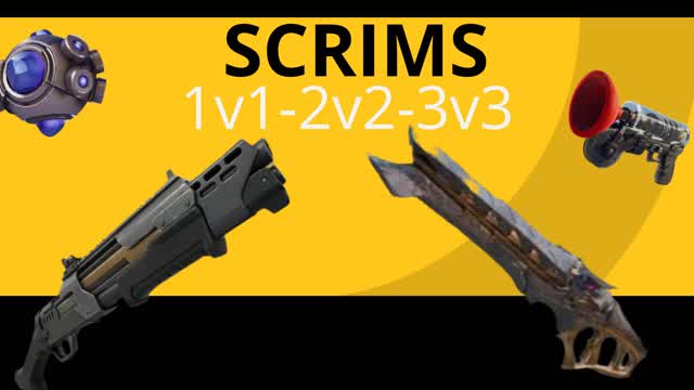 Scrims  1v1-2v2-3v3 — Fortnite Creative map cover art