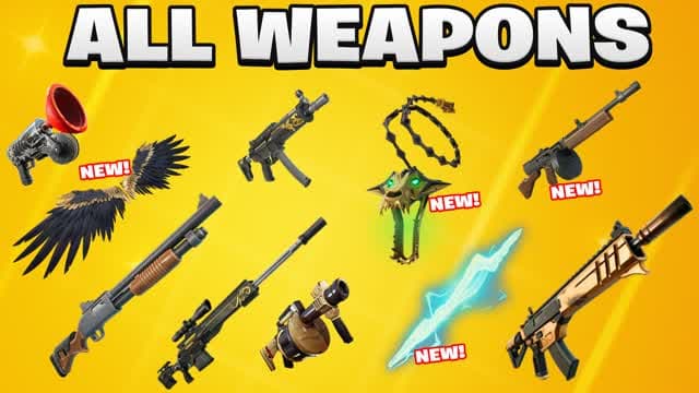 SEASON 2 WEAPONS - FREE FOR ALL — Fortnite Creative map cover art