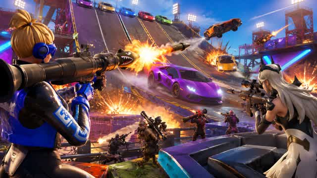 🚀 RPGs VS LAMBOS ⭐ — Fortnite Creative map