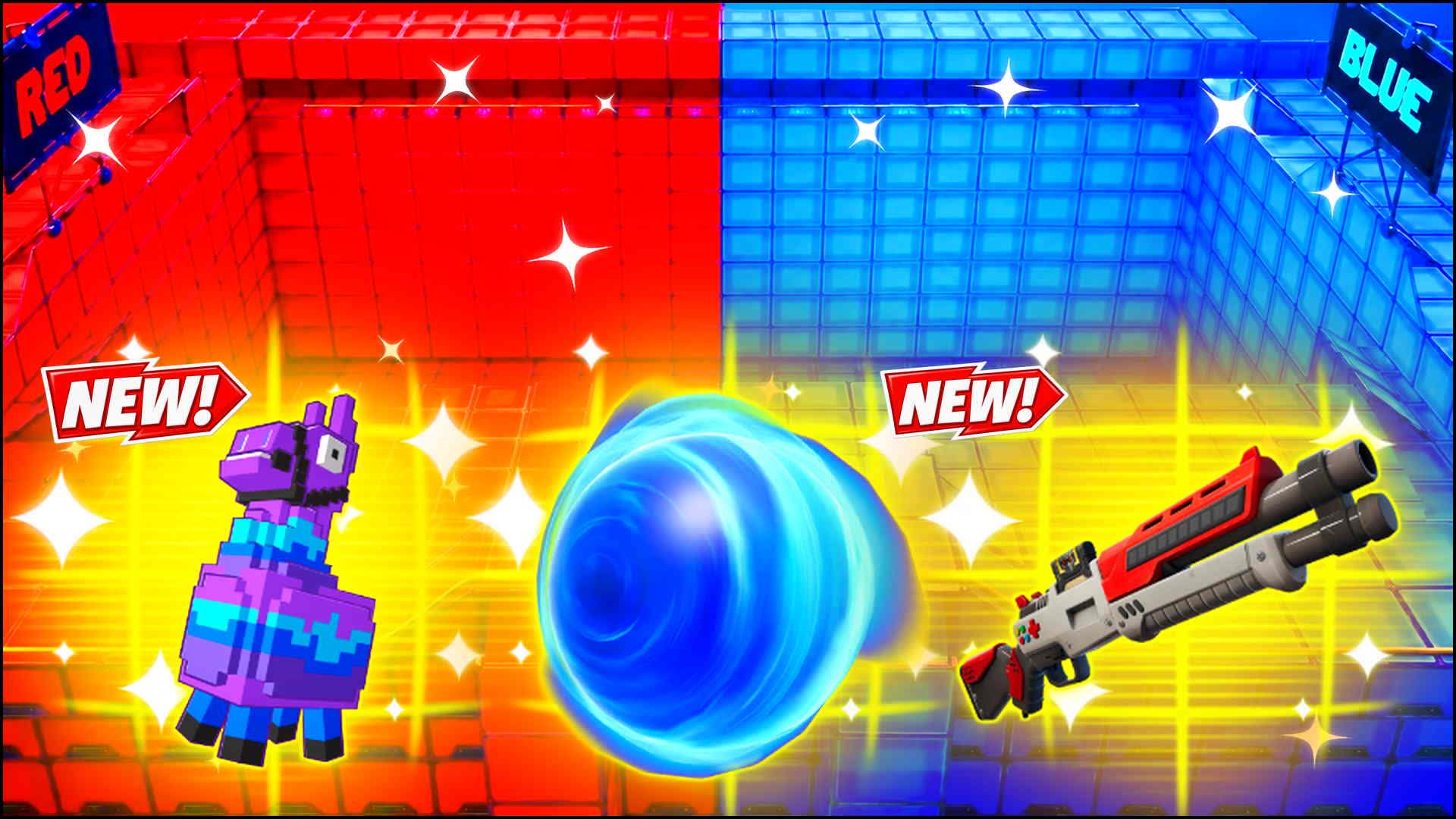 RED VS BLUE POWER COUPLE 🔴🔵 — Fortnite Creative map