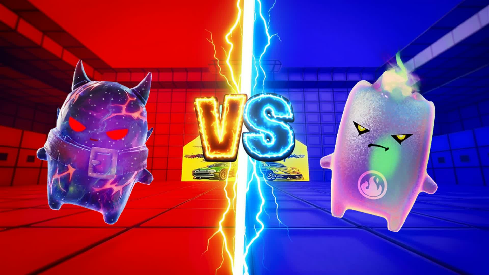 ROUGE VS BLEU 🔴🔵 CAMALEONTE — Fortnite Creative map