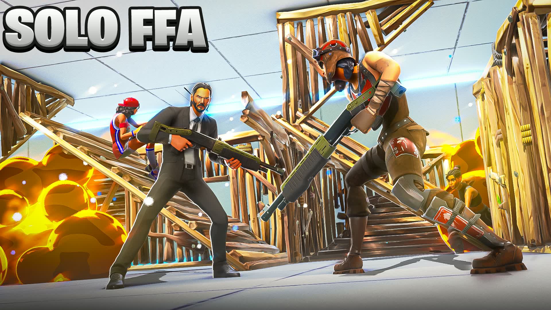 SROX Headshot Box Fights FFA 📦⚔️ — Fortnite Creative map