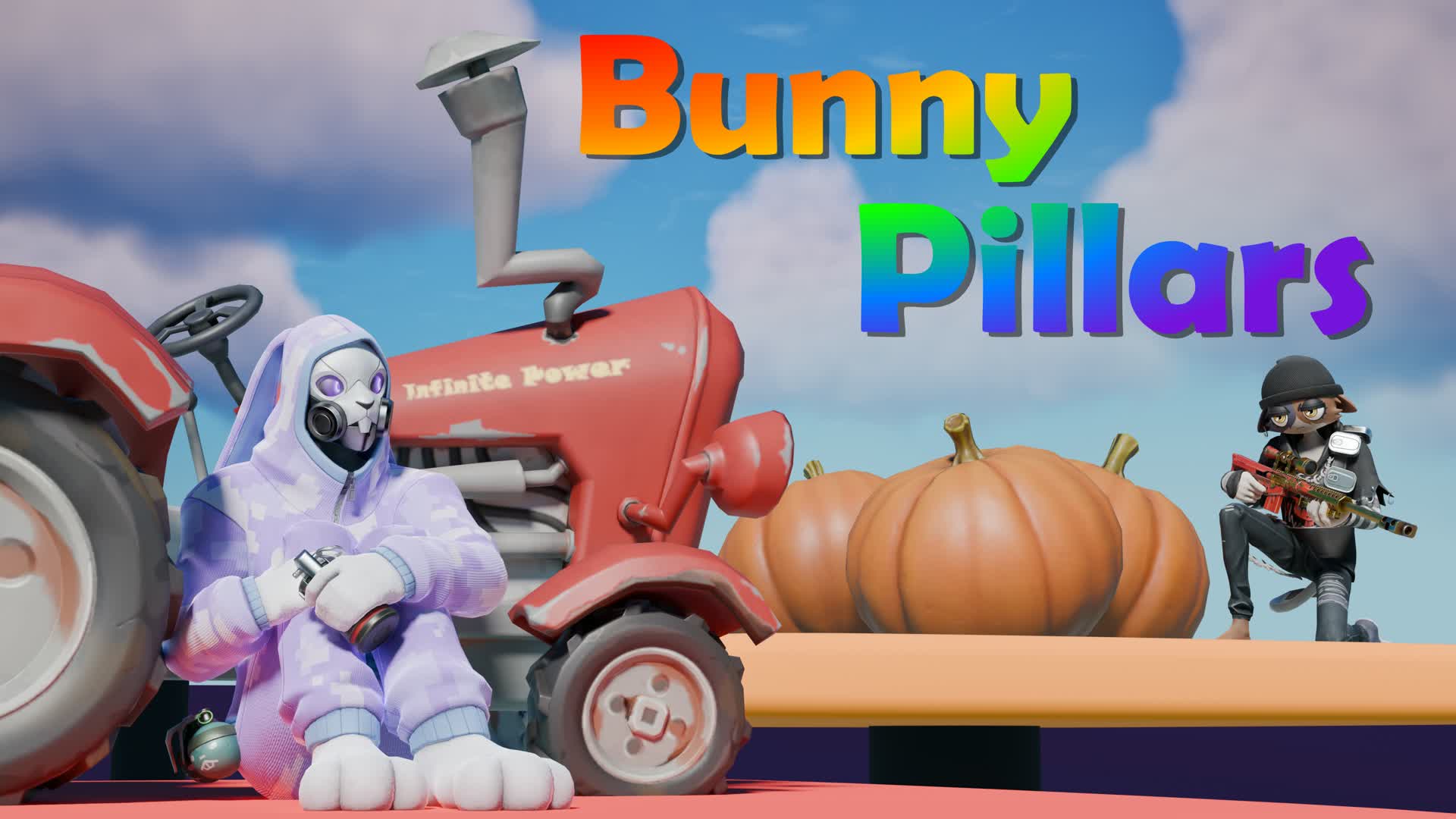 Bunny Pillars — Fortnite Creative map