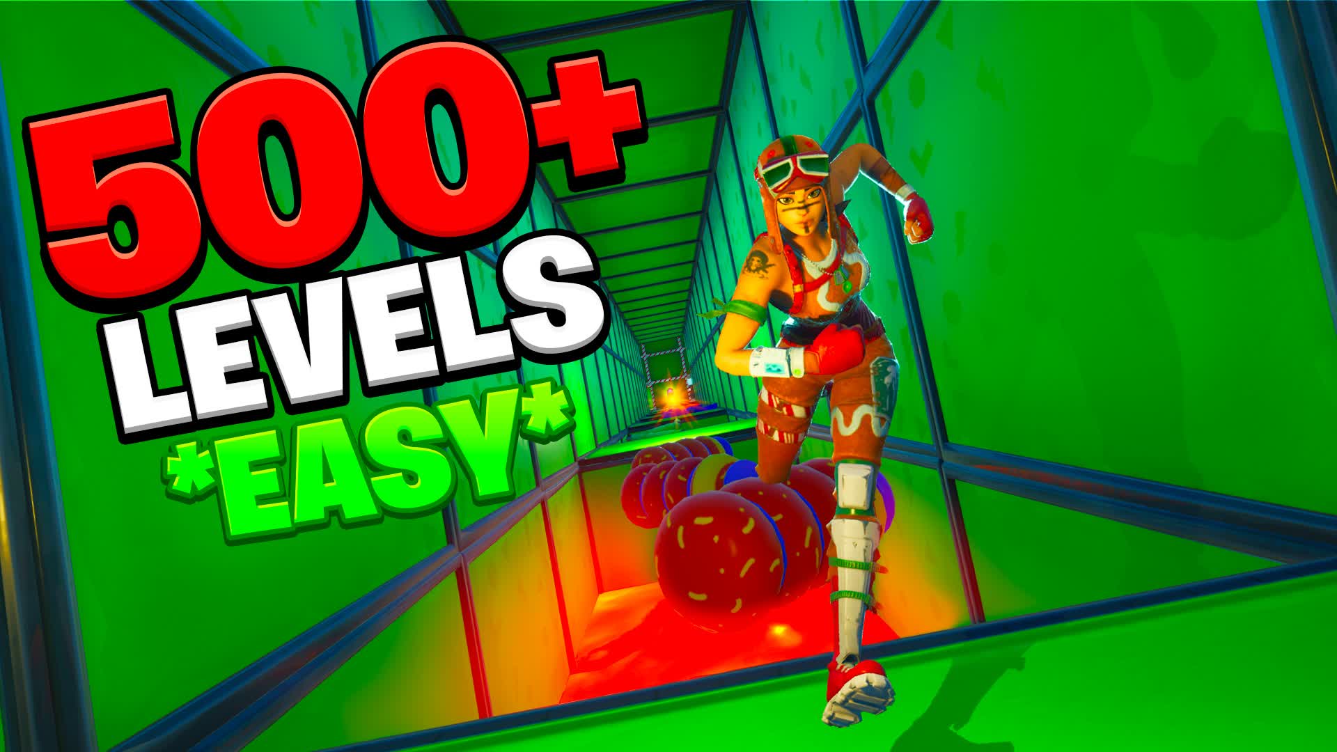 🎅CHRISTMAS PARKOUR 500+🎄 — Fortnite Creative map