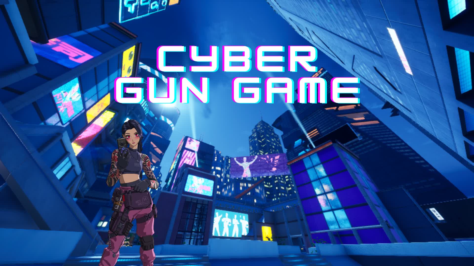 Cyber Gun Game — Fortnite Creative map