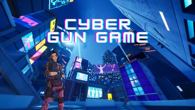 Cyber Gun Game — Fortnite Creative map cover art
