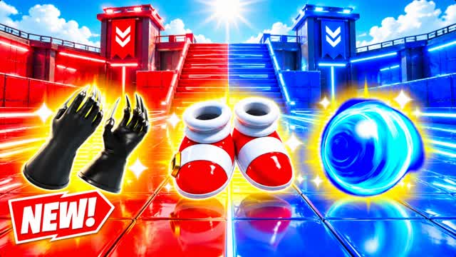 RED SPIDER VS BLUE SPIDER 🔴🕷️🔵 — Fortnite Creative map
