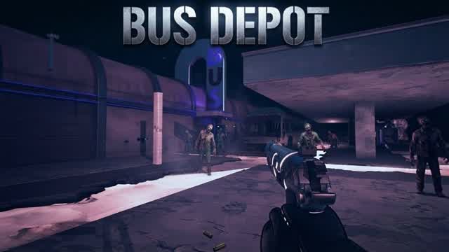 Bus depot: COD Zombies — Fortnite Creative map