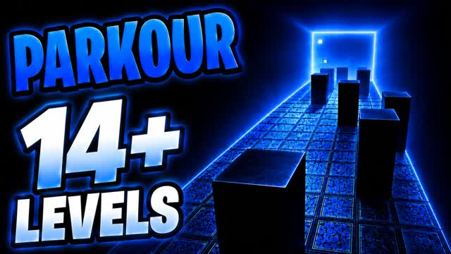 PARKOUR 14+ LEVELS HARD - باركور صعب — Fortnite Creative map cover art