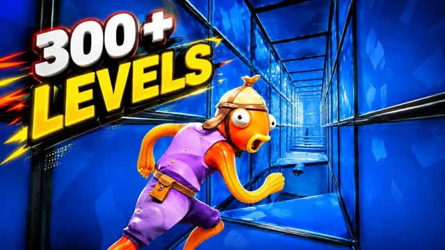 ⭐️ DEFAULT PARKOUR 300+ LEVELS [s5dy] ⭐️ — Fortnite Creative map cover art