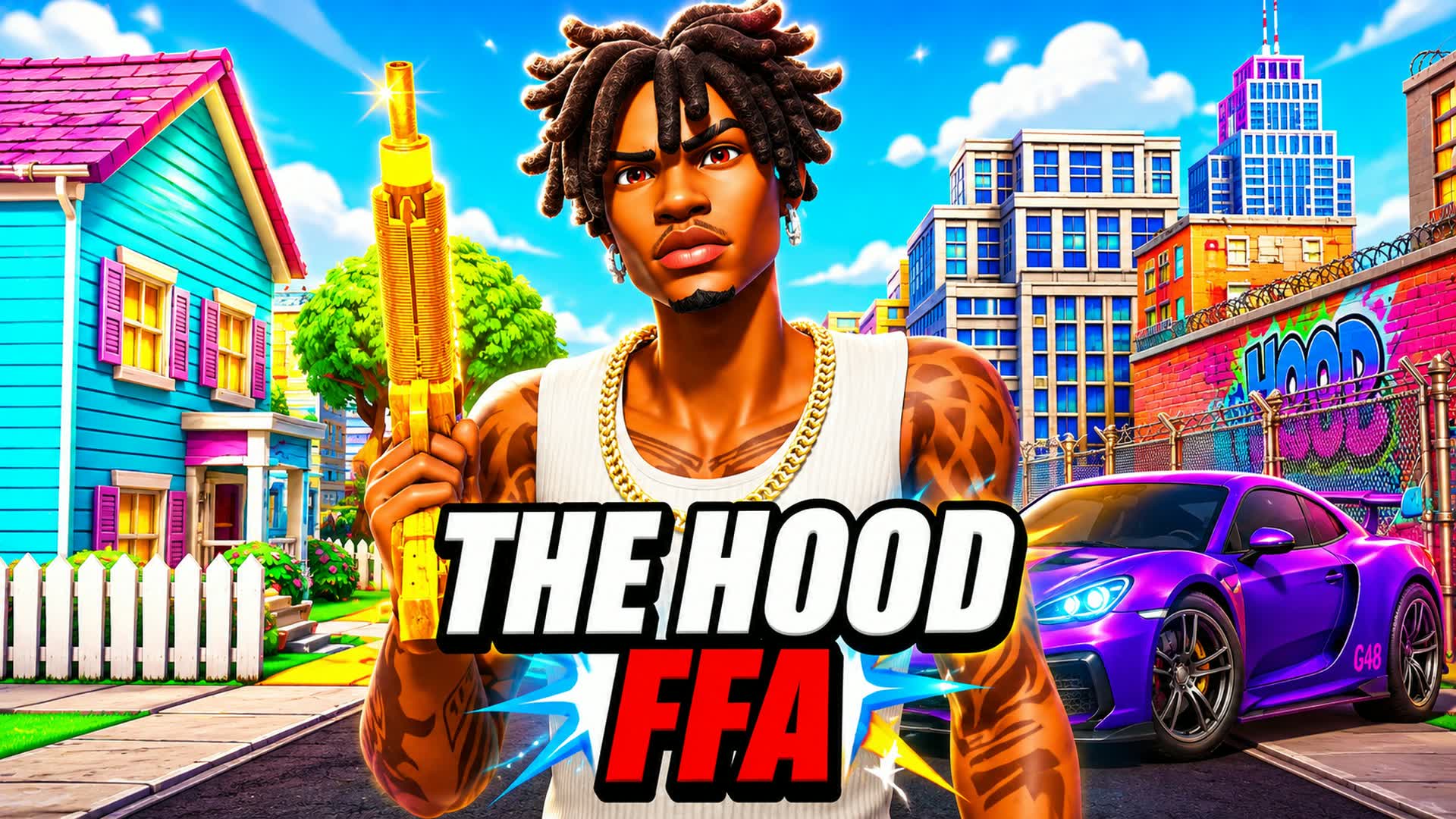EPIC CAR Hood FFA — Fortnite Creative map