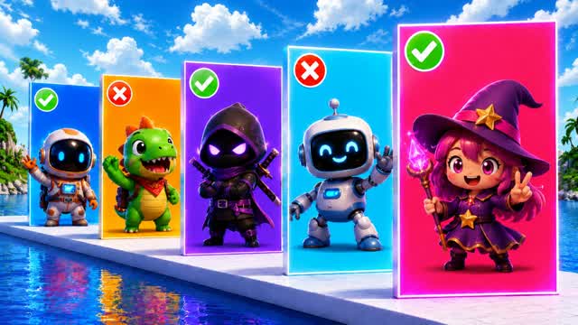 GUESS THE LOGO CORRECT — Fortnite Creative map cover art