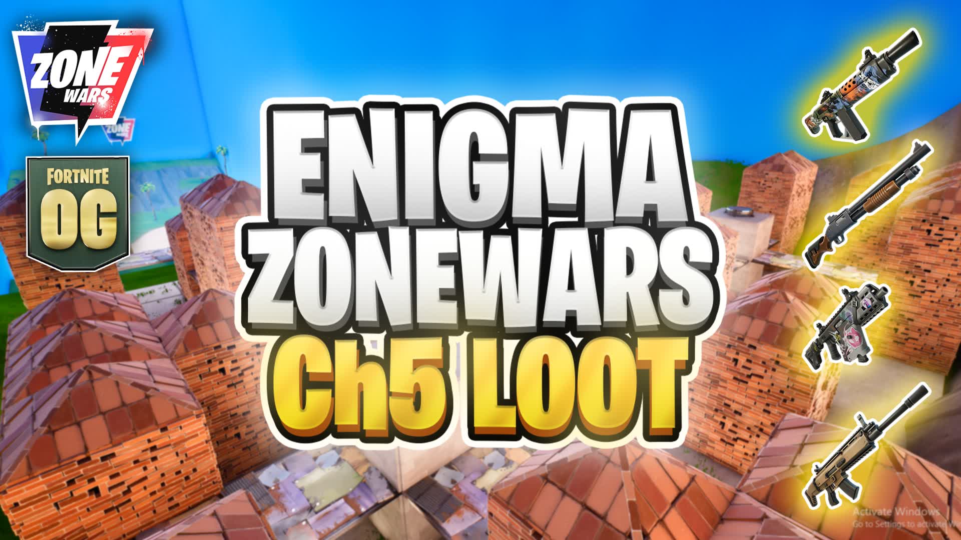 [Ch5] Enigma Zone Wars 🌀 — Fortnite Creative map