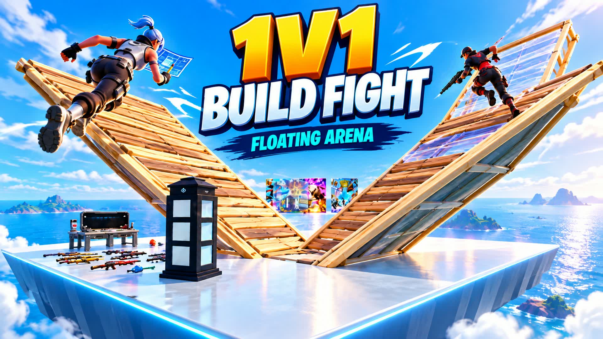 1V1 BUILD FIGHT 0 DELAY ⚔️ — Fortnite Creative map