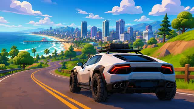 TWDU City 🚗 FFA ✨ All Weapons 🔫 — Fortnite Creative map