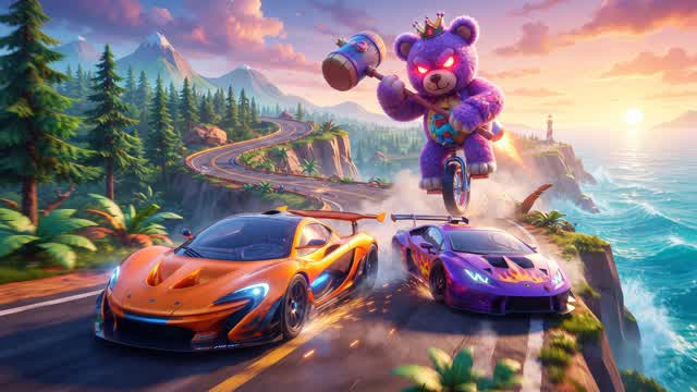 Turbo Chaos 🏎️ — Fortnite Creative map