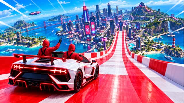 ZERO LIMITS - CAR GAME — Fortnite Creative map