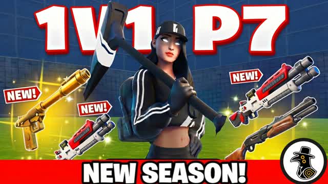 1V1 P7 — Fortnite Creative map cover art