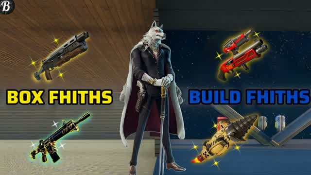 Box fight & build fight — Fortnite Creative map cover art