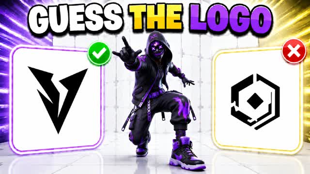 GUESS THE LOGO CORRECTLY 😂unc 1v1 rvb — Fortnite Creative map