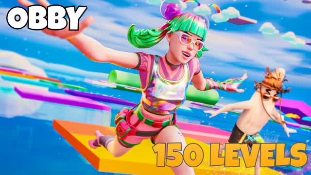 OBBY 150 PARKOUR — Fortnite Creative map cover art