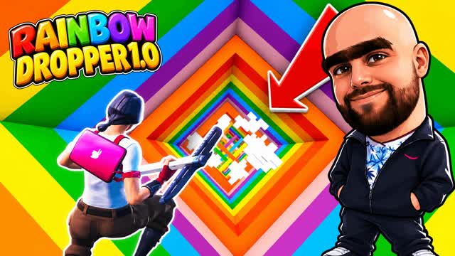 RAINBOW DROPPER 1.0 REMAKE OG MICH — Fortnite Creative map