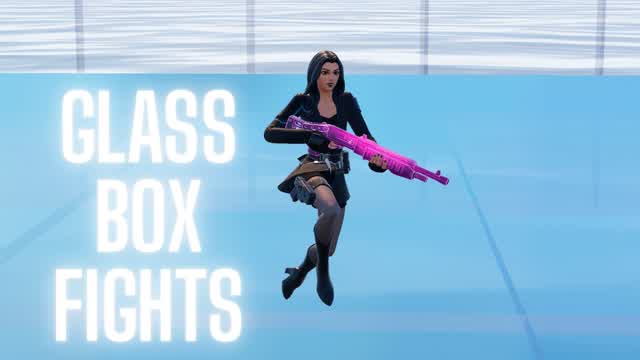 Glass BOX Fights — Fortnite Creative map cover art