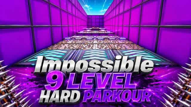 Impossible 9 Level Parkour Hard ⭐ — Fortnite Creative map