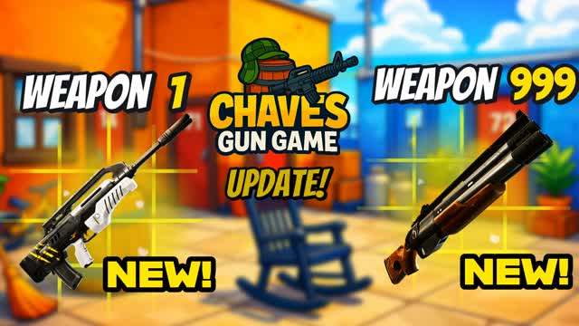 Chaves Gun Game 🔫🎯 — Fortnite Creative map cover art