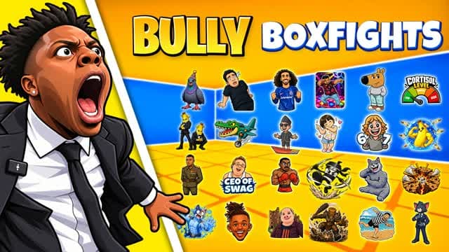 BULLY BOX PVP 📦 - BOX FIGHTS — Fortnite Creative map cover art
