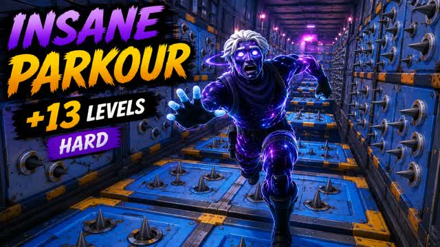 [5229] r22 INSANE PARKOUR — Fortnite Creative map cover art