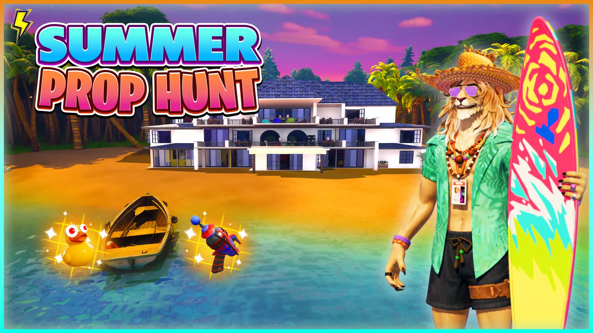 Summer Prop Hunt — Fortnite Creative map