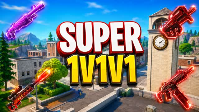 SUPER 1V1V1 TILTED 🛑🚦 — Fortnite Creative map