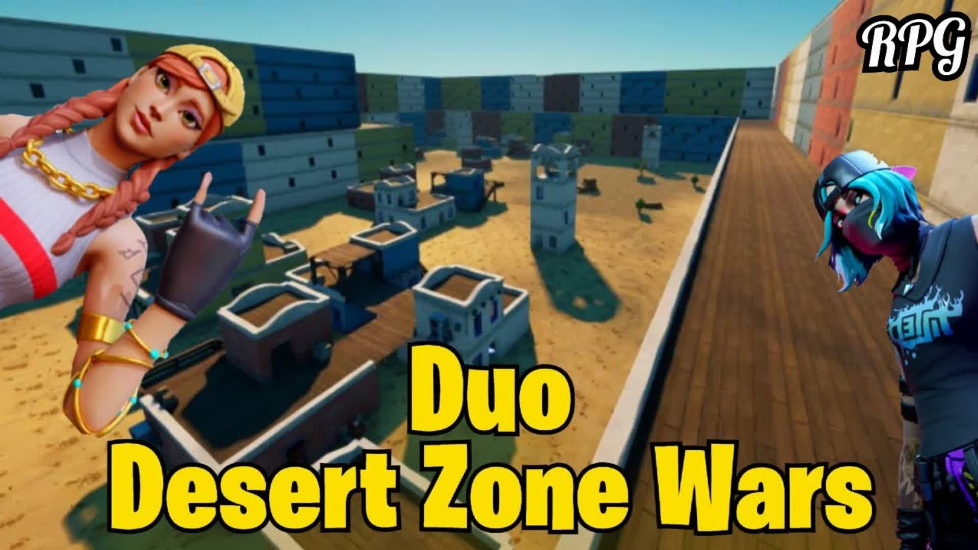 DUO DESERT ZONE WARS — Fortnite Creative map