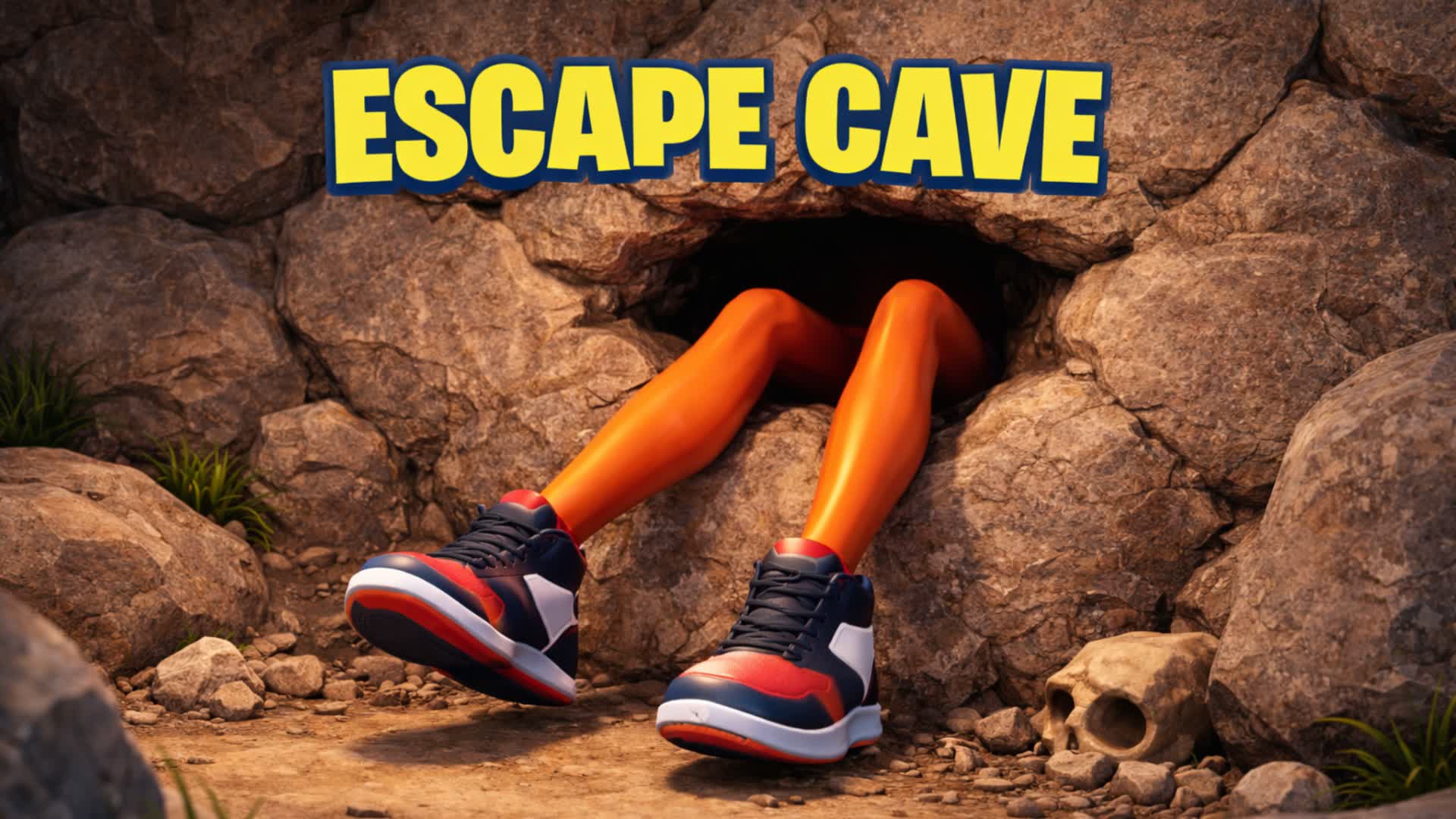40 IQ ESCAPE ROOM 👟 CAVE DIVERS — Fortnite Creative map