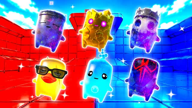 RED VS BLUE RADIUM PLANT 🔴🔵 — Fortnite Creative map