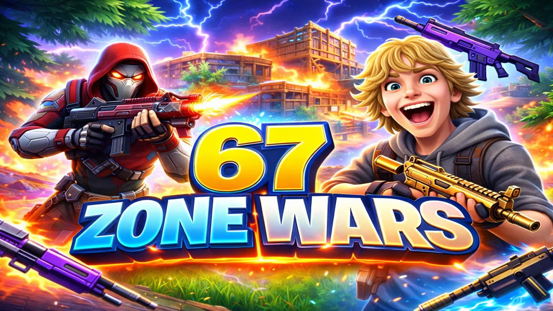 67 Zone Wars — Fortnite Creative map
