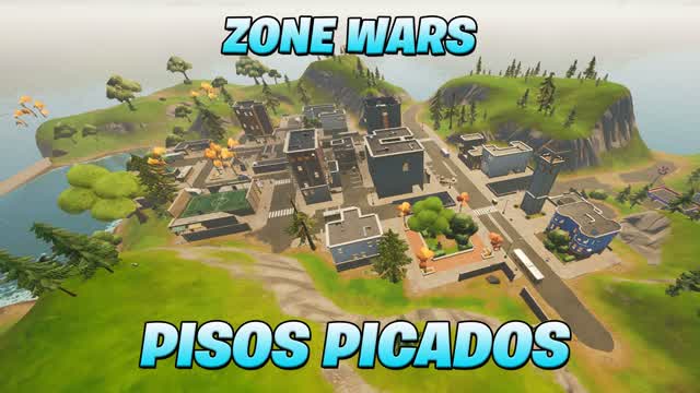 Zone Wars Pisos Picados — Fortnite Creative map cover art