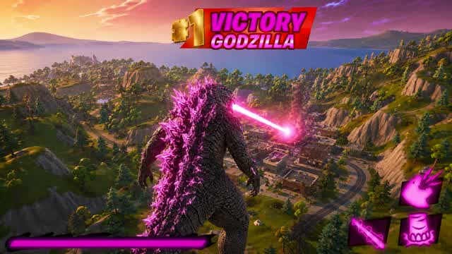 AMAZING FIGHTBOSS VS GODZIILA — Fortnite Creative map cover art
