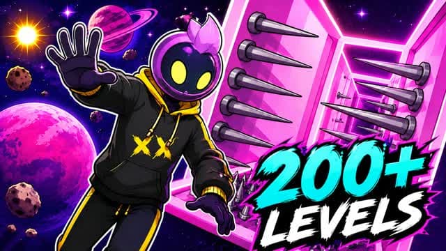 200+ MEDIUM DEATHRUN 跑酷 — Fortnite Creative map
