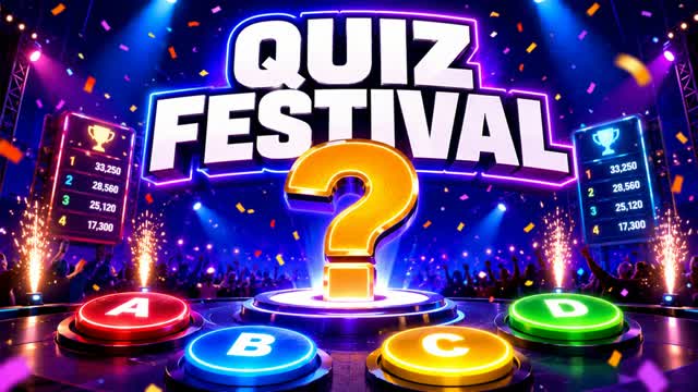 QUIZ FESTIVAL — Fortnite Creative map cover art