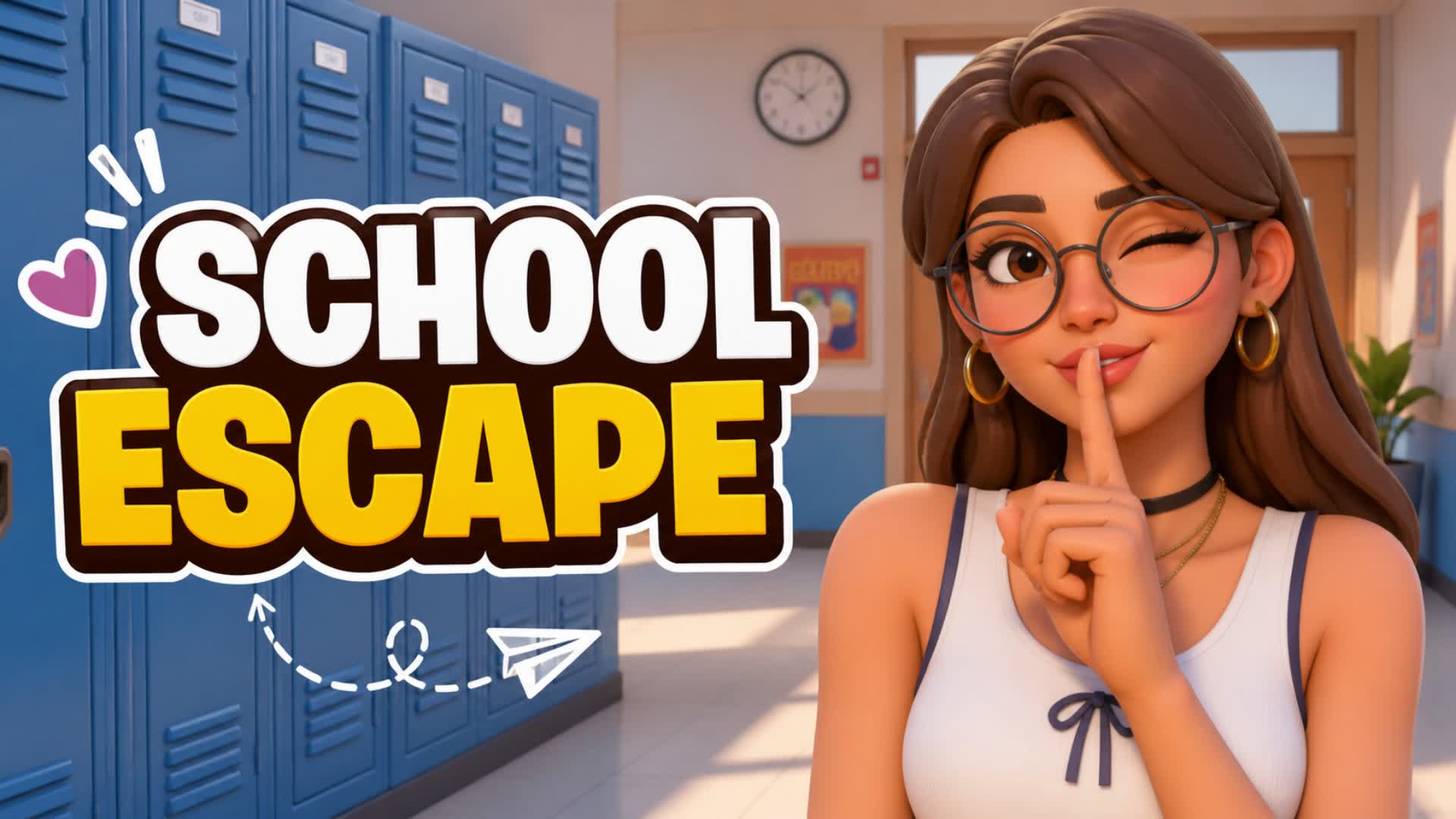 School Escape Room — Fortnite Creative map
