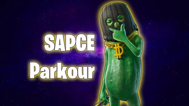 Space Parkour — Fortnite Creative map cover art