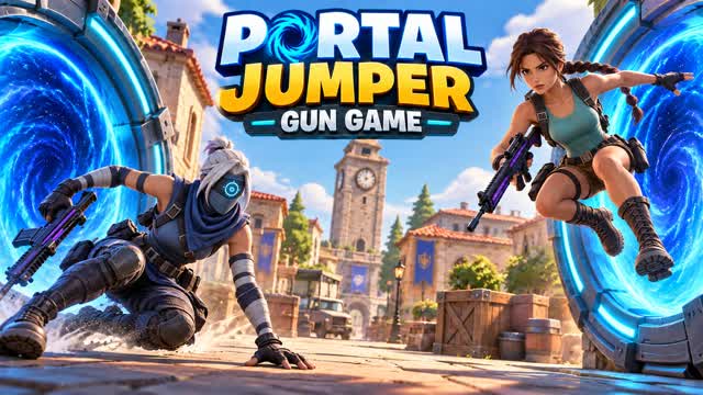 PORTAL JUMPER GUN GAME — Fortnite Creative map