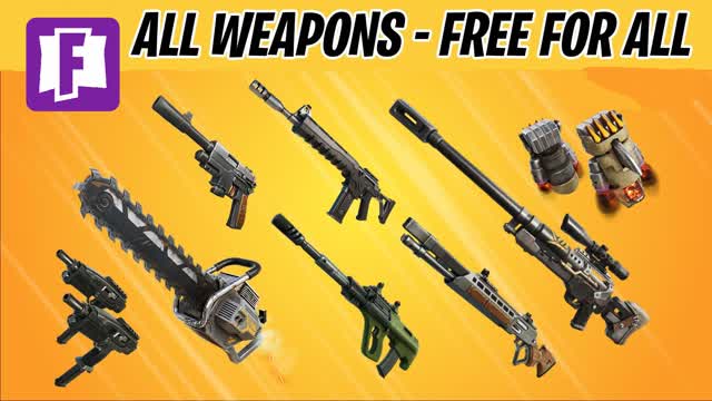 free for all - nouveau chapitre — Fortnite Creative map cover art