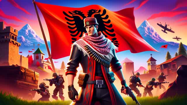 Albania Zone Wars 🦅 — Fortnite Creative map cover art