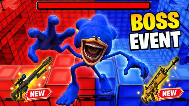RVB RED VS BLUE BOSSFIGHTS — Fortnite Creative map