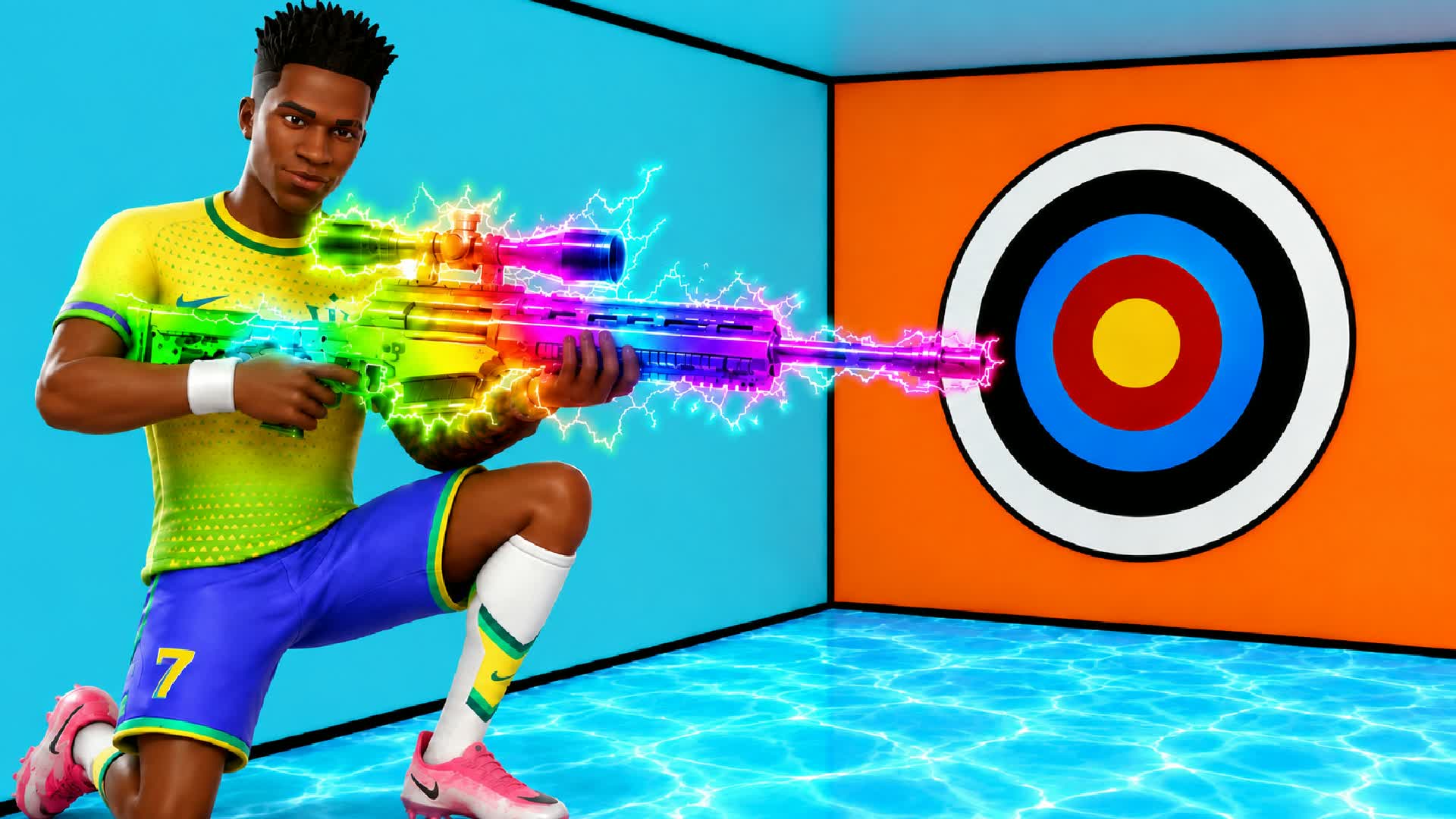 TRICKSHOT PARKOUR VINI SKILLS EASY 🌀 — Fortnite Creative map