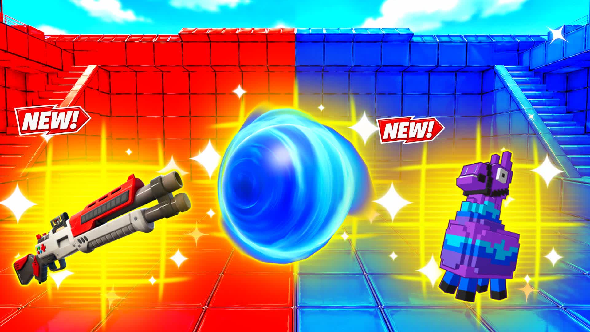 RED VS BLUE FIRST WORD 🔴🔵 — Fortnite Creative map